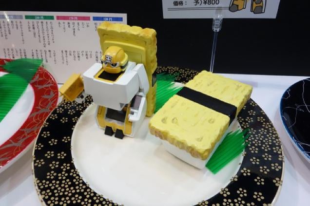 Transforming Robot Toys Are Sushi in Disguise