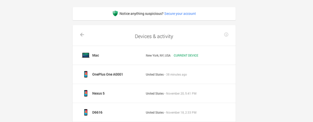 Google's New Dashboard Shows You All the Devices Using Your Account