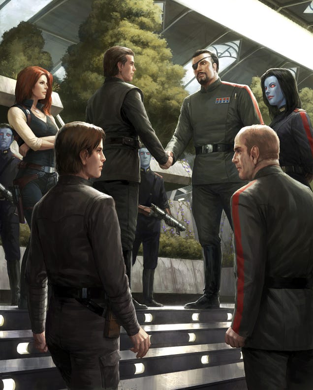 Do not underestimate the awesome power of this Star Wars art