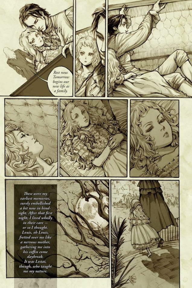 First Glimpse of the Graphic Novel that Retells Interview With a Vampire from Claudia's POV