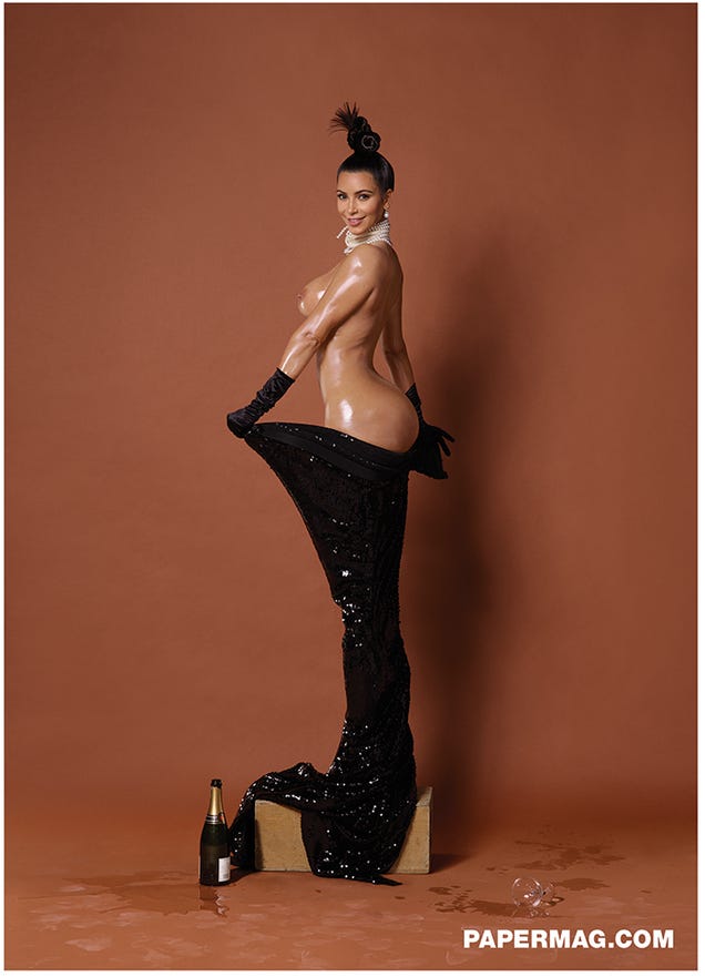 Kim Kardashians Naked Ass 92