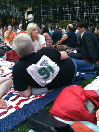 Glenn Beck Catches a Movie in the Park