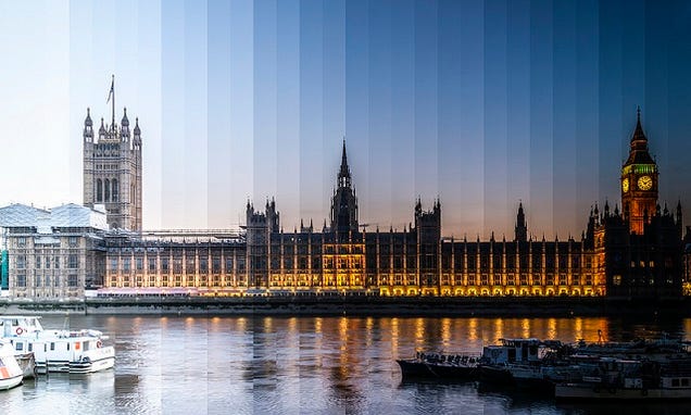 Photographer Creates Time Lapses of Landmarks in Single Photos