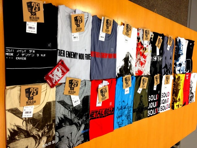 Just Look at All These Metal Gear Shirts