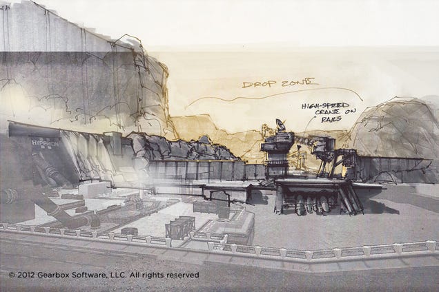 Some of The Concept Art Behind Borderlands 2