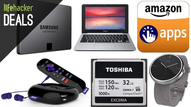 Lots of Free Android Apps, $40 Roku 2, 1TB Samsung SSD [Deals]