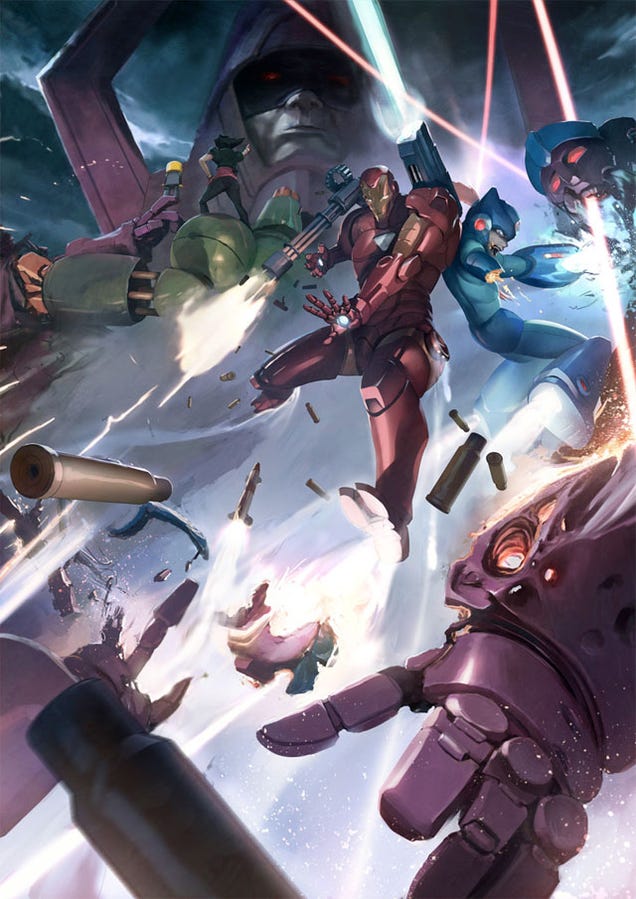 Metal On Metal Violence in the Merry Marvel Style
