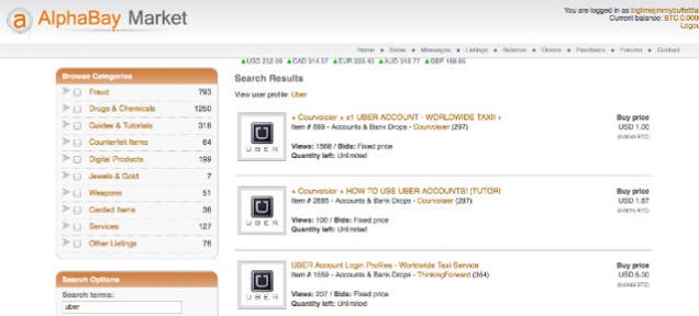 photo of Stolen Uber Accounts Are on Sale for a Dollar on a Darknet Market   image