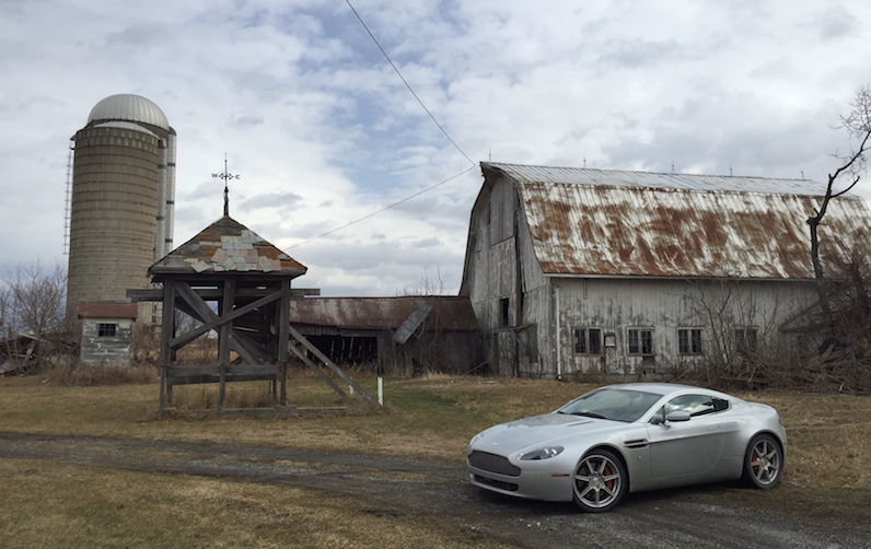 I Drove My Aston Martin On a Frozen Lake In Vermont