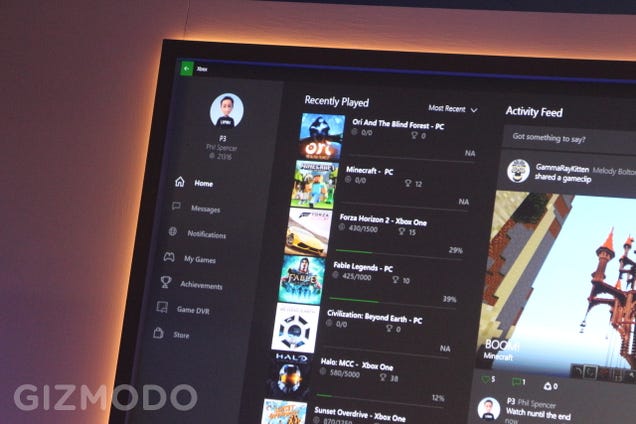 Microsoft's New Xbox App Brings Game DVR and Chat to Your PC