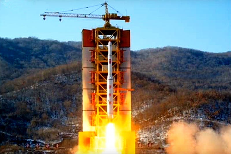 North Korea Launches Another Big Clumsy Rocket That Scares The Shit Out Of Its Neighbors