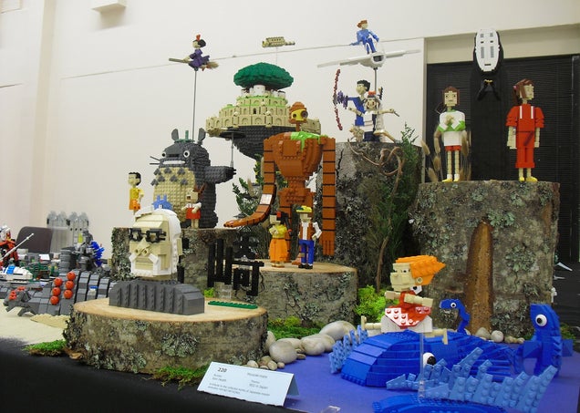 The films of Hayao Miyazaki à la Lego