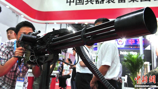 This Is a Chinese Gatling Gun. For, Um, Cops.