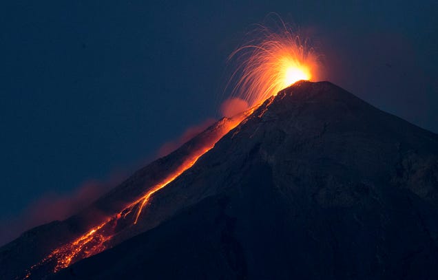 Guatemala's "Volcano of Fire" Lives Up to Its Name, Spectacularly