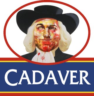 Logos redesigned for the impending zombie apocalypse