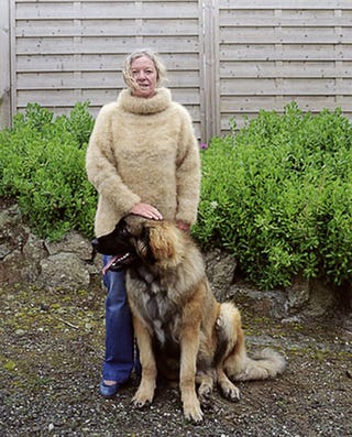 Dog Owners Wearing Sweaters Made From Their Dogs, Or When You've Gone Too Far
