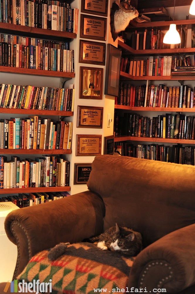 Take a Peek Inside Neil Gaiman's Library