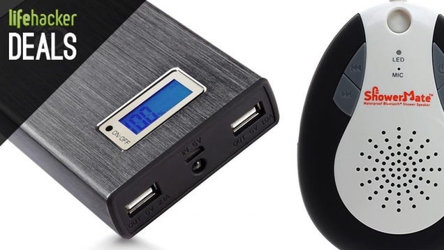 Charge Your Phone in Any Situation, $11 Shower Speaker, and More Deals