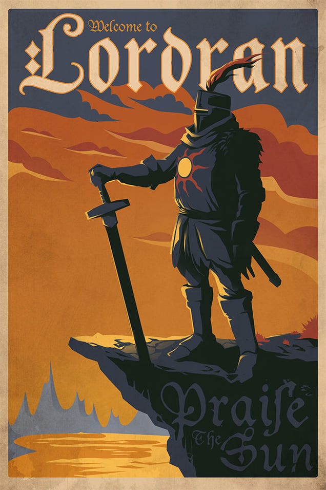 Sweet Dark Souls Posters Look Suitably Satisfying
