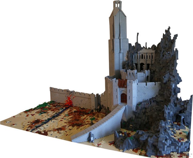 At Dawn, Look to the East for This Incredible Lord of the Rings LEGO Diorama