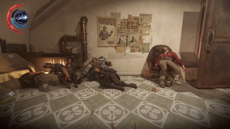 Unconscious Dishonored 2 Enemies Who Look Like They Just Had A Crazy