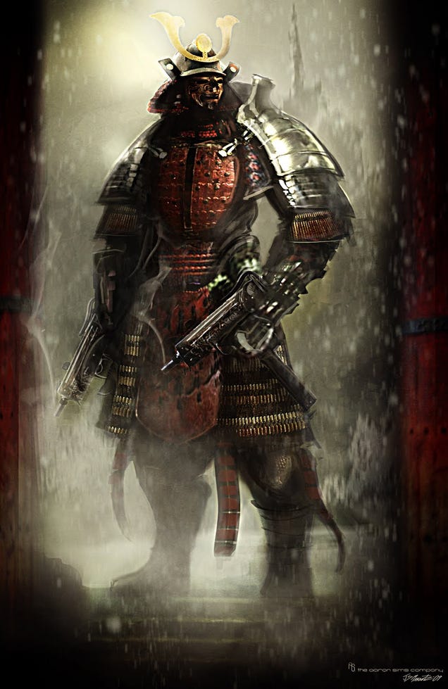 Sucker Punch concept art shows off Zack Snyder's samurai robot in exquisite detail