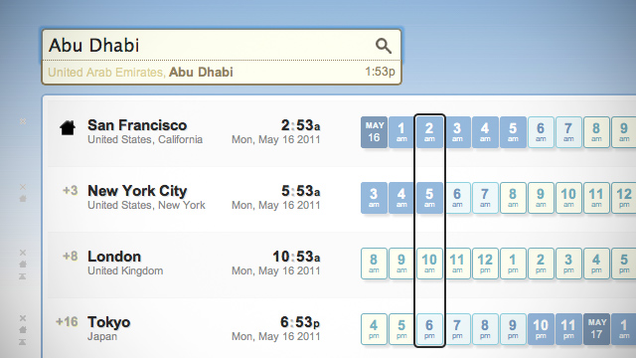 scheduling across time zones