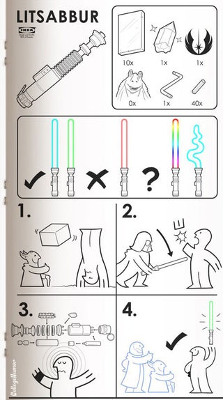 If Ikea Made Manuals For Sci-Fi Movies