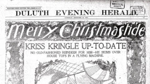 Santa's Reindeer Out of Work (1900)