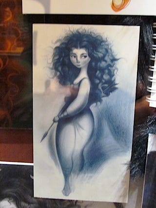 Beautiful Brave concept art takes you behind the ginger curls of Pixar's first solo female hero