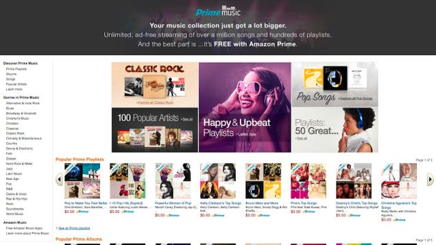 Amazon Unveils Amazon Prime Music, a New Ad-Free Streaming Service