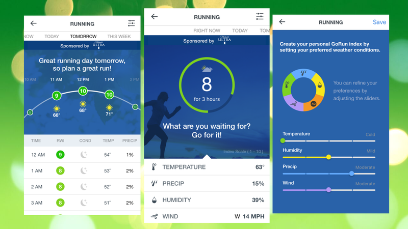 The Weather Channel App Now Tells You the Best Time to Go for a Run