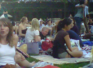 Glenn Beck Catches a Movie in the Park