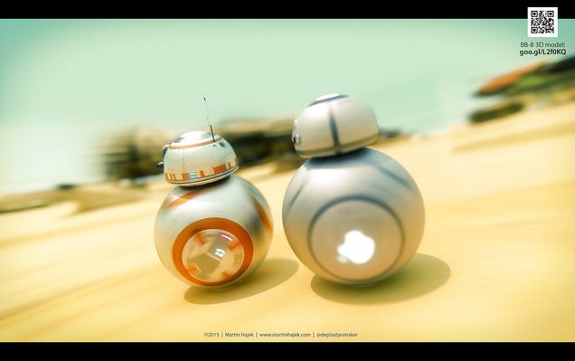 If Apple Made BB-8 Droids, They'd Be Adorable