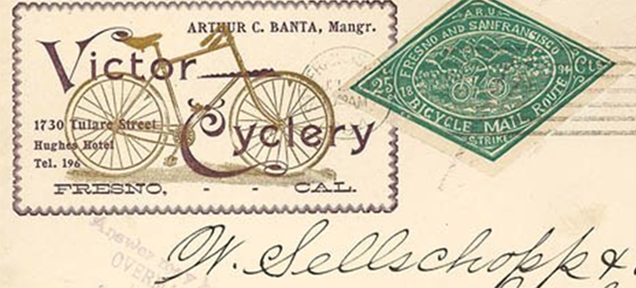 How Cyclists on Fixies Saved California's Mail Service 120 Years Ago