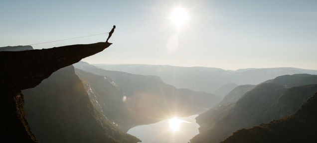 Leaning Out Over Norway's Most Beautiful and Terrifying Cliff
