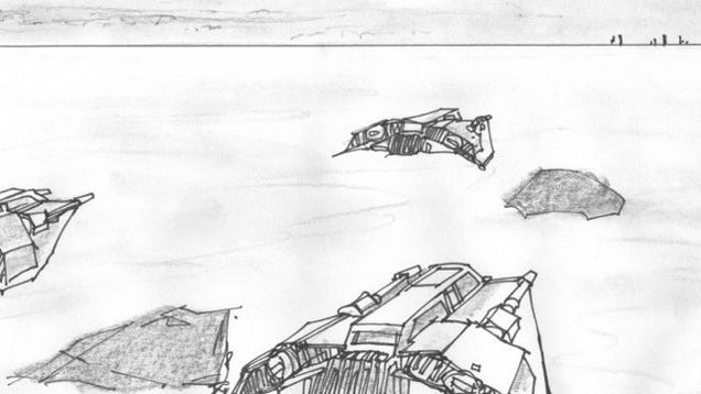 Unseen Empire Strikes Back Storyboards Detailing the Battle of Hoth!