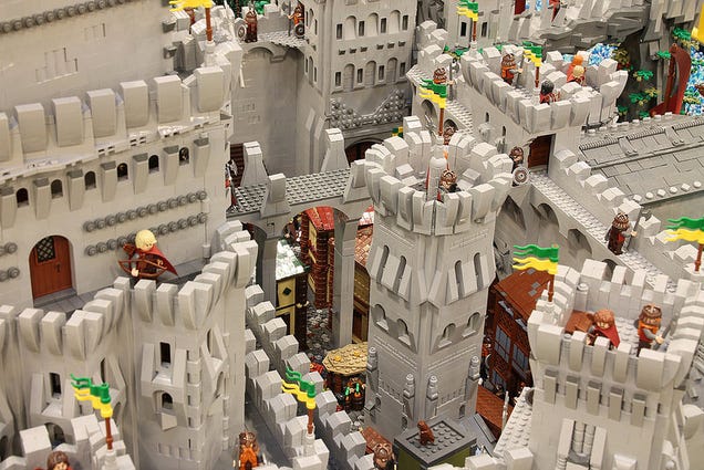 That's How You Build A Giant LEGO Castle