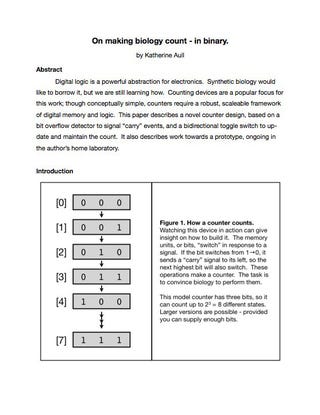 Making A Biological Counter