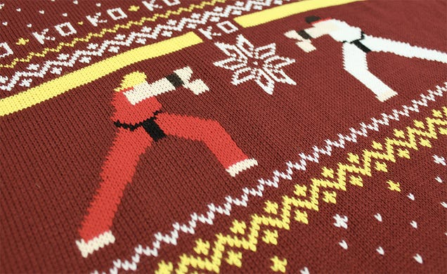 Hadouken the Halls With an Amazing Street Fighter Sweater