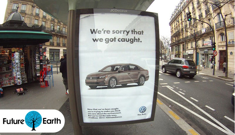 Paris Is Covered In Fake Ads That Mock the Climate Talks' Corporate Sponsors