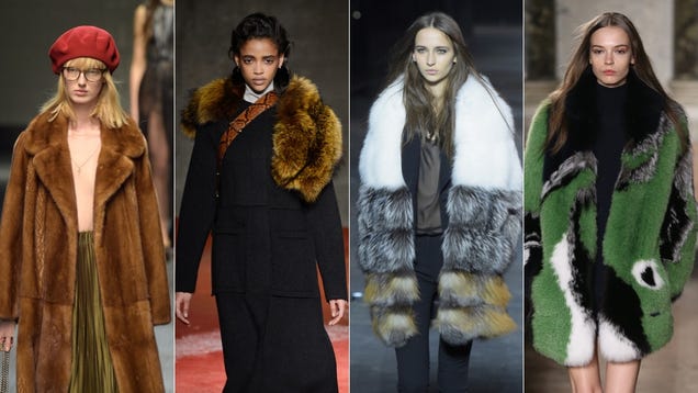 There Is So. Much. Fur. On the Runway. 