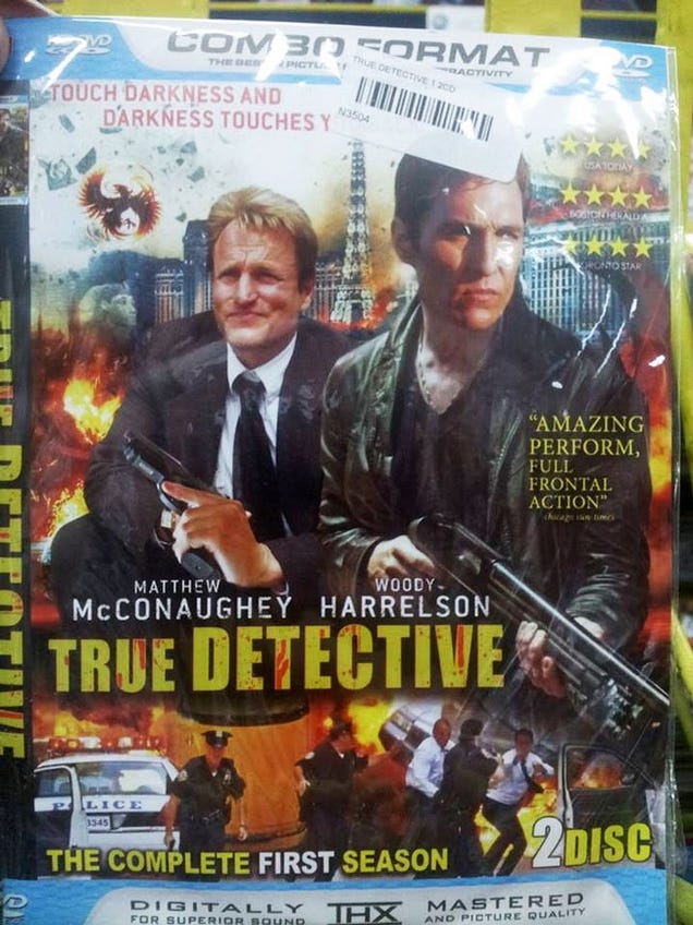 This Bootleg DVD Cover of True Detective Is Completely Astounding