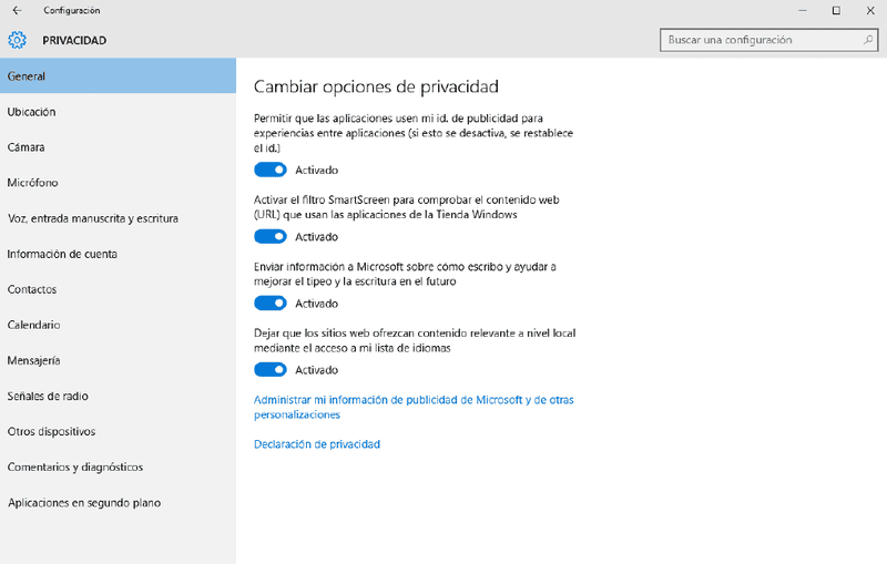 Todo lo que hay que desactivar en Windows 10 para proteger tu privacidad 1373565239678341187