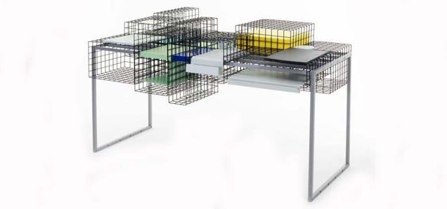 You Can Customize This Desk's Modular Cages In Countless Ways