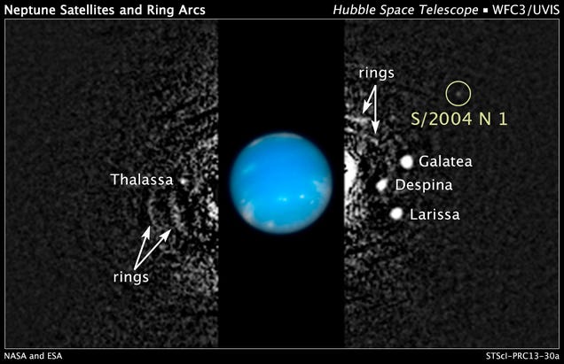 Hubble has spotted a previously undiscovered moon orbiting Neptune
