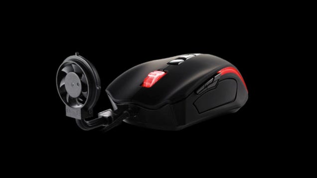 This Gaming Mouse Has a Fan. A Spinning Fan. Really.