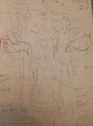 How I drew Willow from Buffy The Vampire Slayer