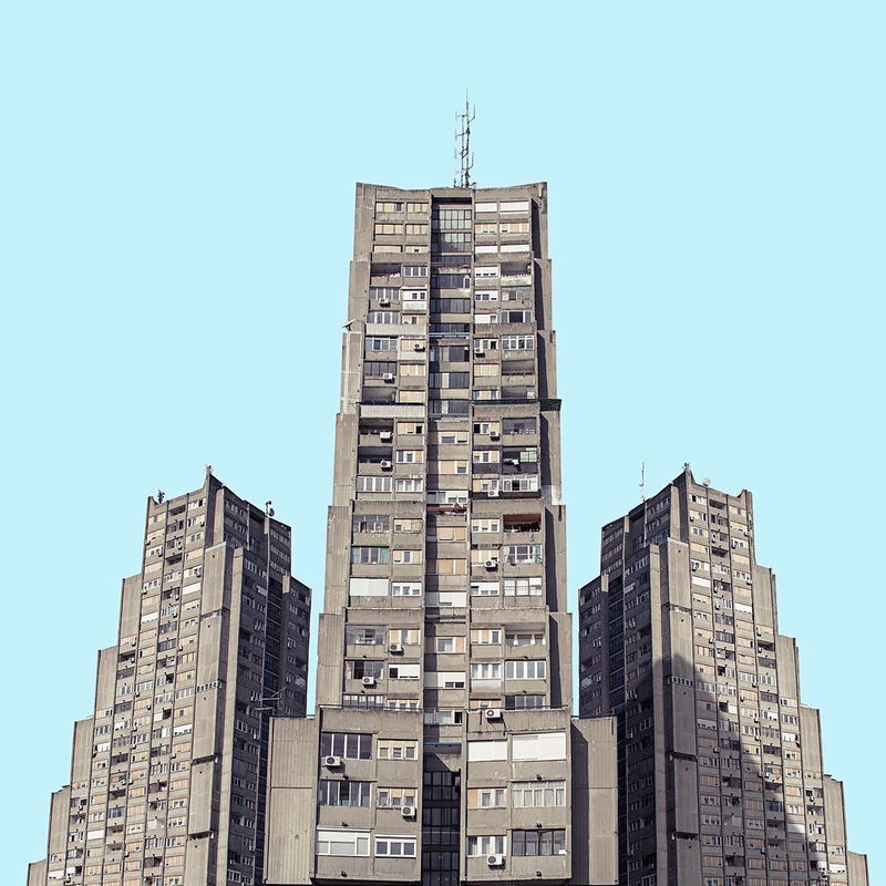 These Photos of Belgrade's Socialist Architecture Look Like Ancient Spaceships