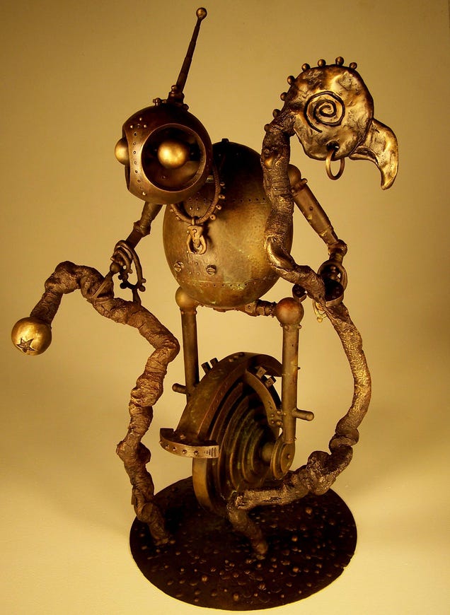 The Awesome Power of Vincent Villafranca's Robot Sculptures